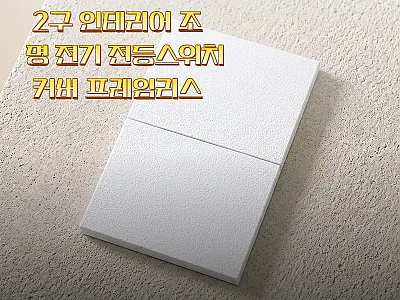 DS 그레인 스위치 2구 프레임리스, 관련 이미지 1
